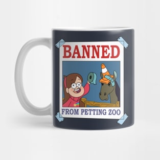 Banned From Petting Zoo Mug